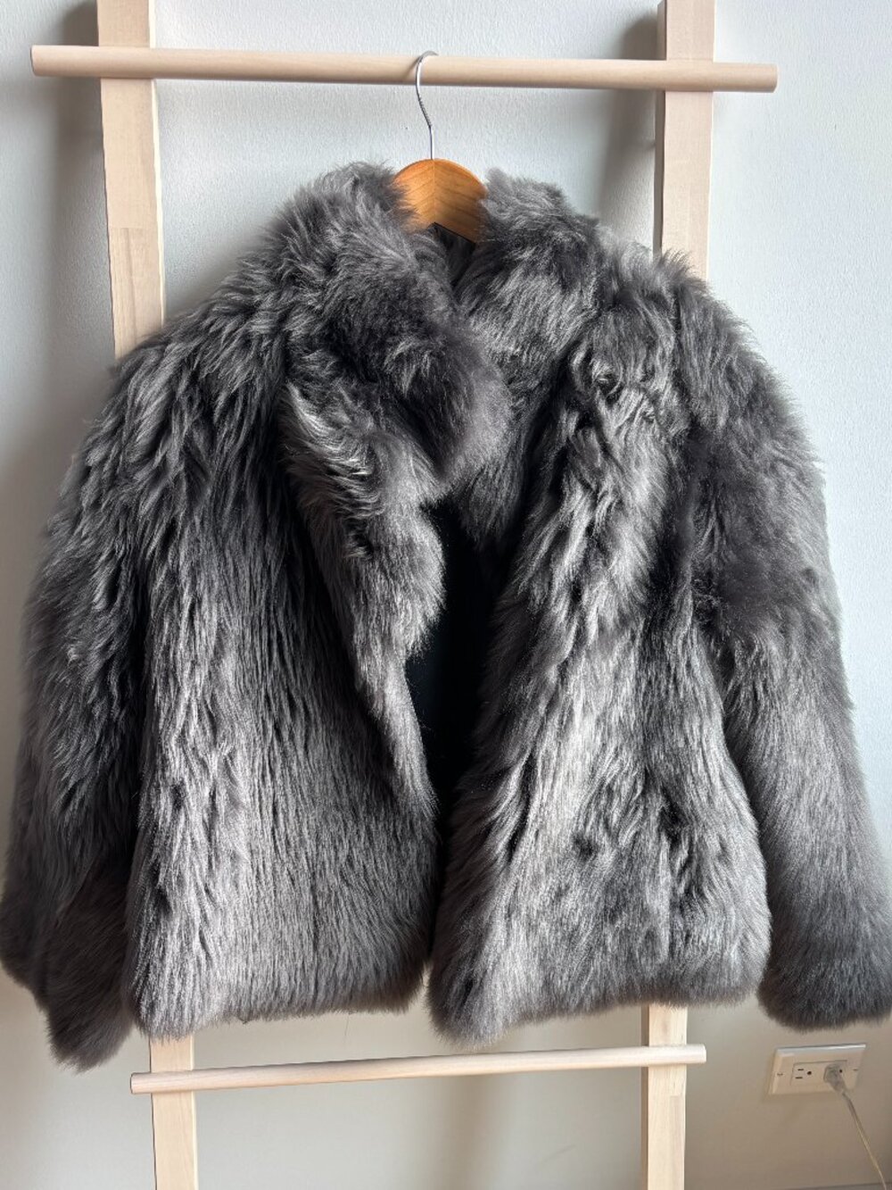 Overland Women's Sheepskin Leather & Fur Coat